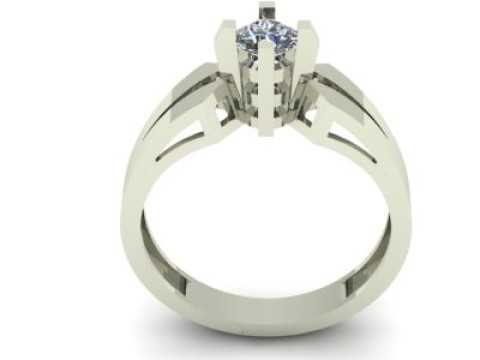 Solitair ring 3D Model