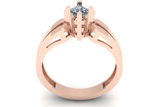 Solitair ring 3D Model