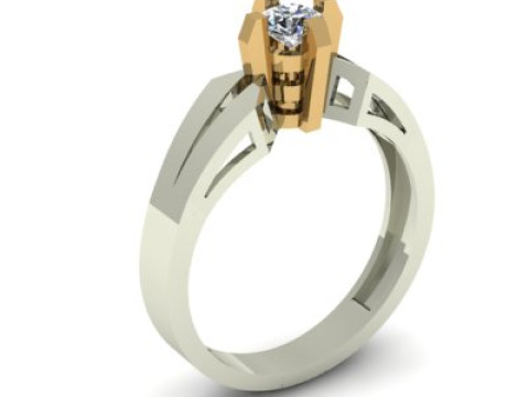 Solitair ring 3D Model