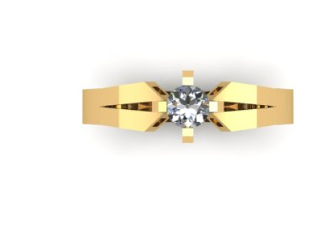Solitair ring 3D Model