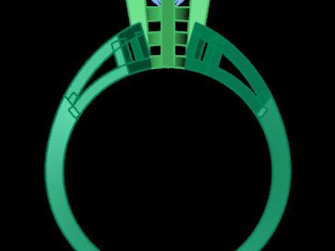 Solitair ring 3D Model