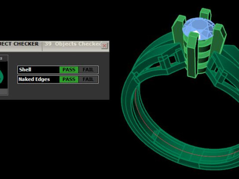 Solitair ring 3D Model