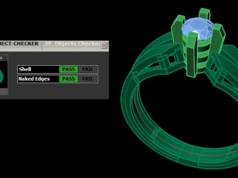 Solitair ring 3D Model