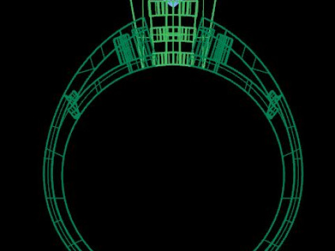 Solitair ring 3D Model
