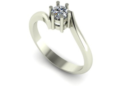 Wedding ring for daimonds 3D Модель