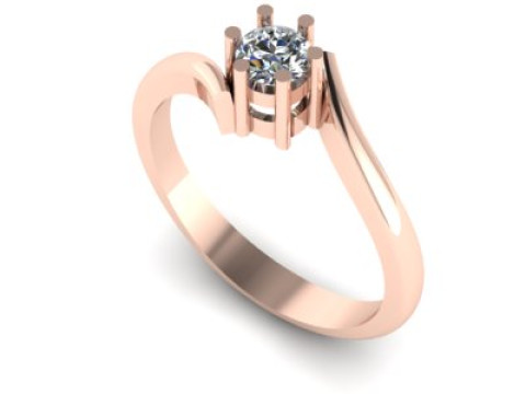 Wedding ring for daimonds 3D Модель