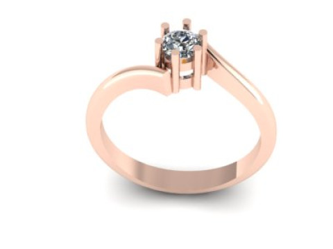 Wedding ring for daimonds 3D Модель