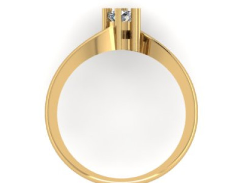 Wedding ring for daimonds 3D Модель