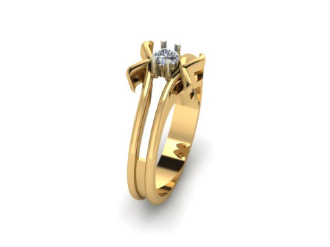 Beautifull ring 3D Модель