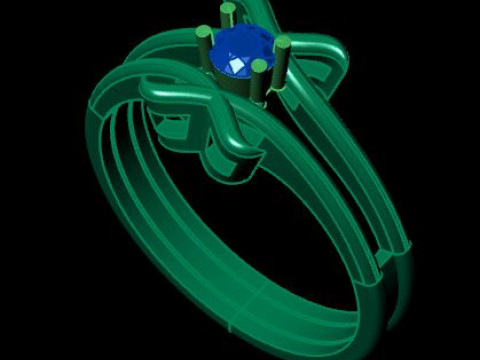 Beautifull ring 3D Модель