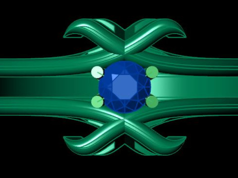 Beautifull ring 3D Модель