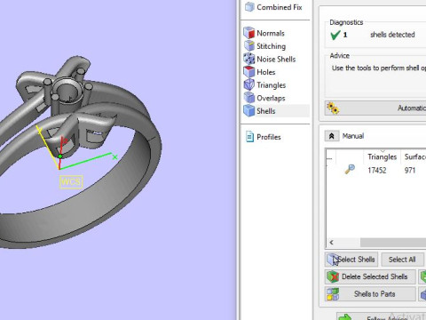 Beautifull ring 3D Модель