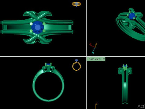 Beautifull ring 3D Модель