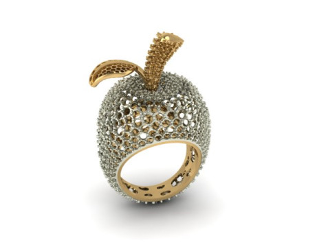 Apple ring 3D 모델