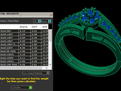 Modern Fashion Diamond Ring 3D Model