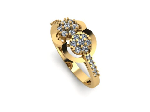 Cincin wanita Model 3D