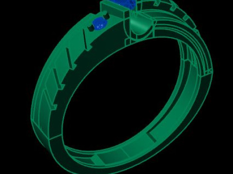 Men ring 3D Модель