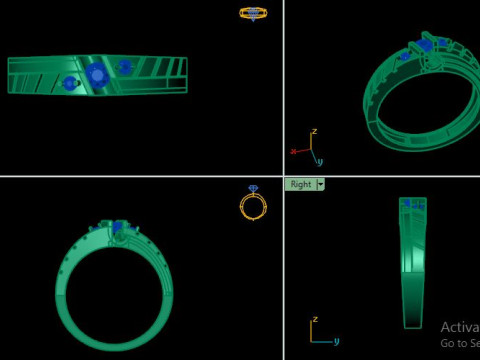 Men ring 3D Модель