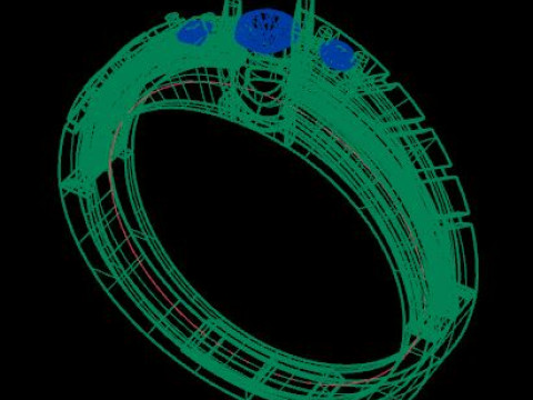 Men ring 3D Модель