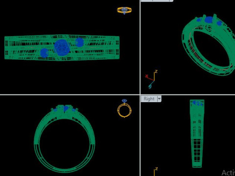 Men ring 3D Модель