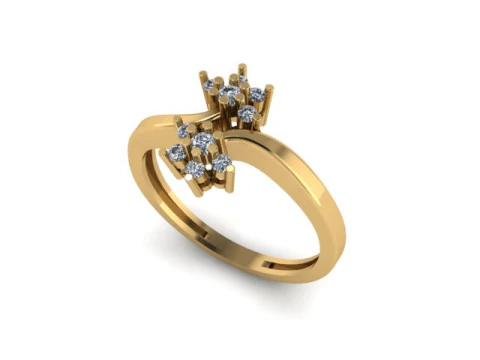 Cincin mewah Model 3D