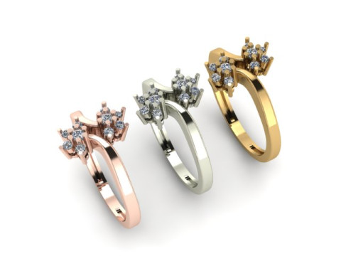Fancy ring Model 3D