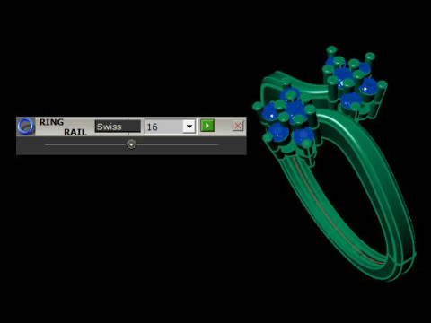 Fancy ring Model 3D