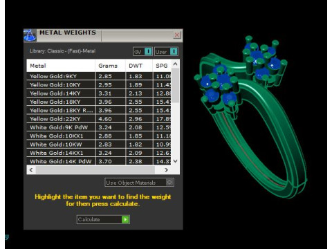 Fancy ring Model 3D