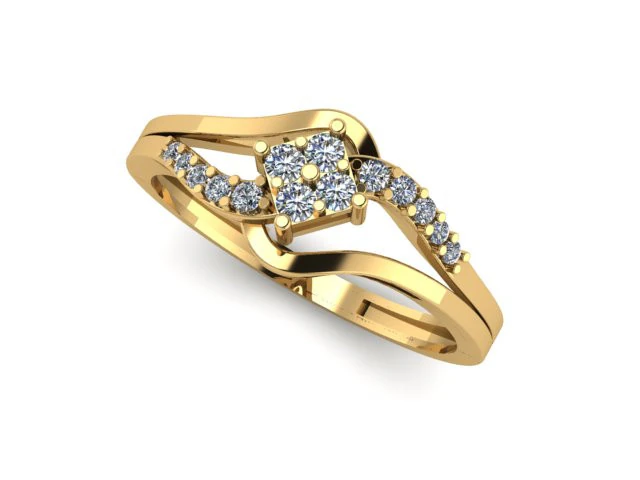 Wedding ring 3D Model .c4d .max .obj .3ds .fbx .stl .blend 