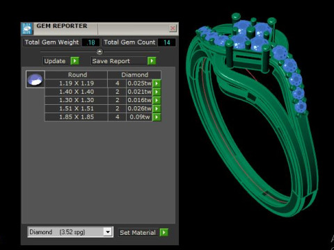 Wedding ring 3D Model