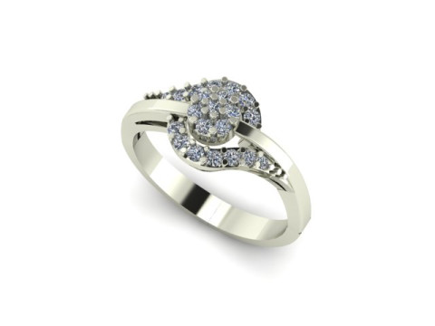 Fancy ring for dimonds 3D 模型