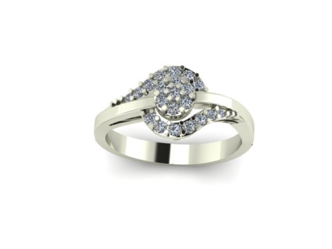 Fancy ring for dimonds 3D 模型