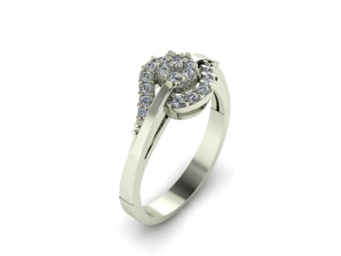Fancy ring for dimonds 3D 模型