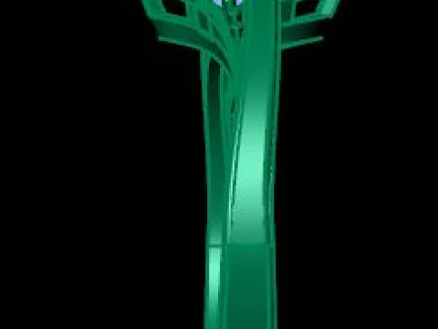 Fancy ring for dimonds 3D Model