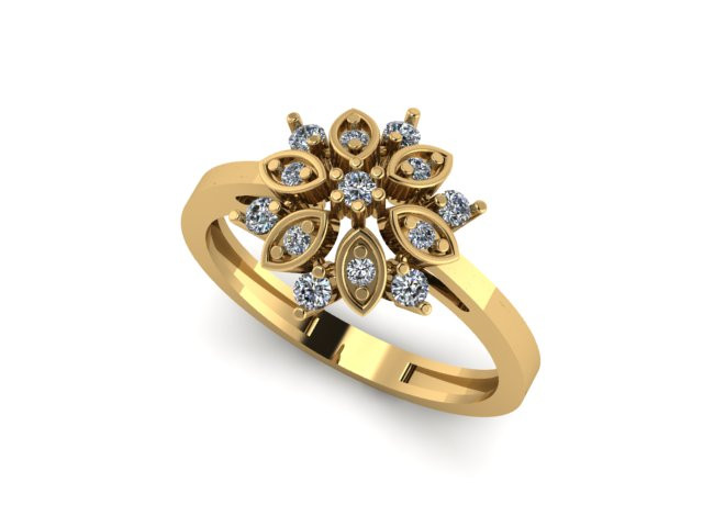 Daimond ring 3Dモデル .c4d .max .obj .3ds .fbx .stl .blend 