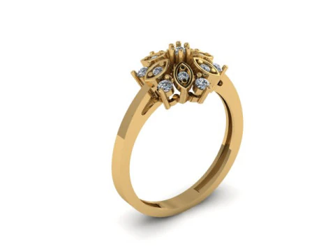 Daimond ring 3D Model