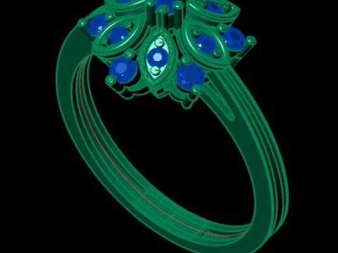 Daimond ring 3Dモデル