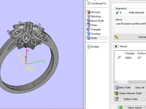 Daimond ring 3Dモデル