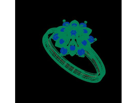 Daimond ring 3Dモデル
