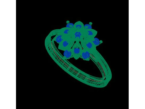 Daimond ring 3D Model