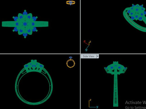 Daimond ring 3Dモデル