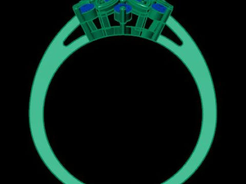 Daimond ring 3D Model