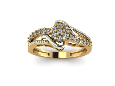 Engagement ring Model 3D