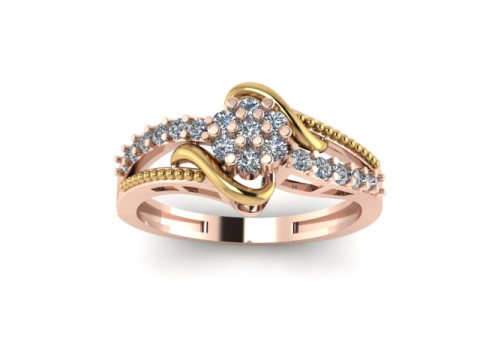 Engagement ring Model 3D