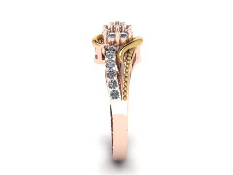Engagement ring Model 3D