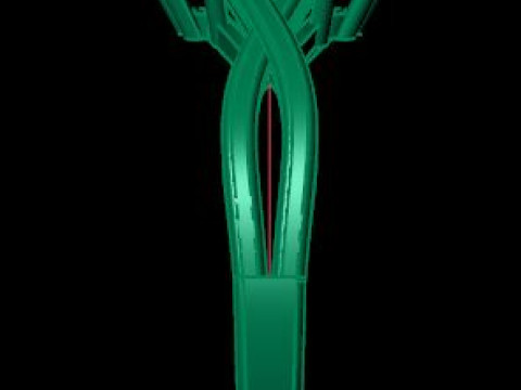 Fancy wedding ring for daimonds 3Dモデル