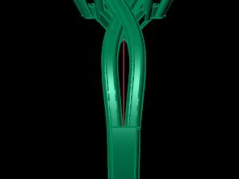 Fancy wedding ring for daimonds 3D Model
