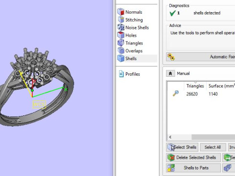 Fancy wedding ring for daimonds 3Dモデル