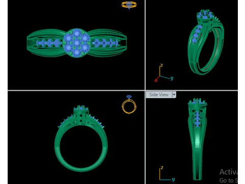Wedding ring 3D Model