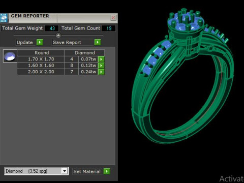 Wedding ring 3D Model